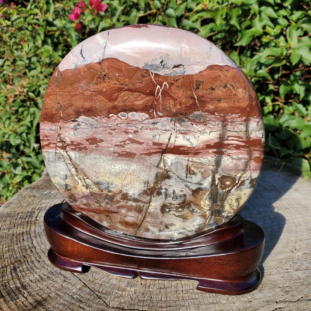 Picture Story Jasper W/Dendritic Inclusions Statement Piece *Natures Mastepiece!